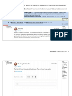 Lms Course Work Template For Oca