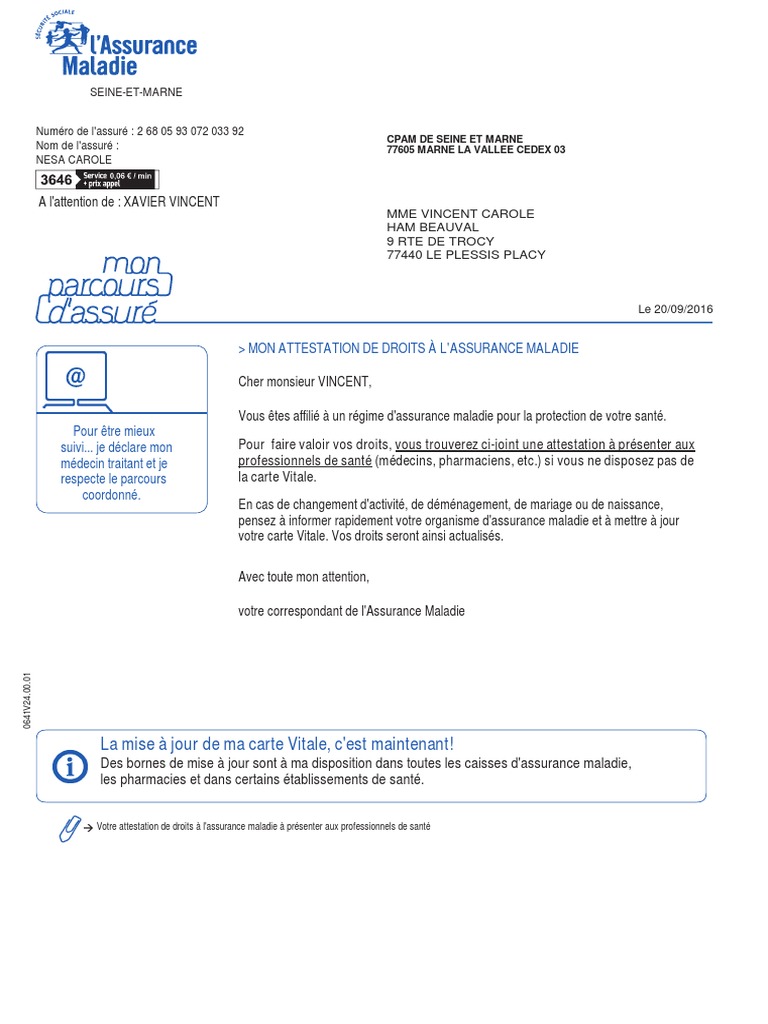 attestation droits pdf