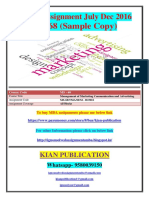 MS-68 JULY DECEMBER 2016 SOLVED ASSIGNMENT