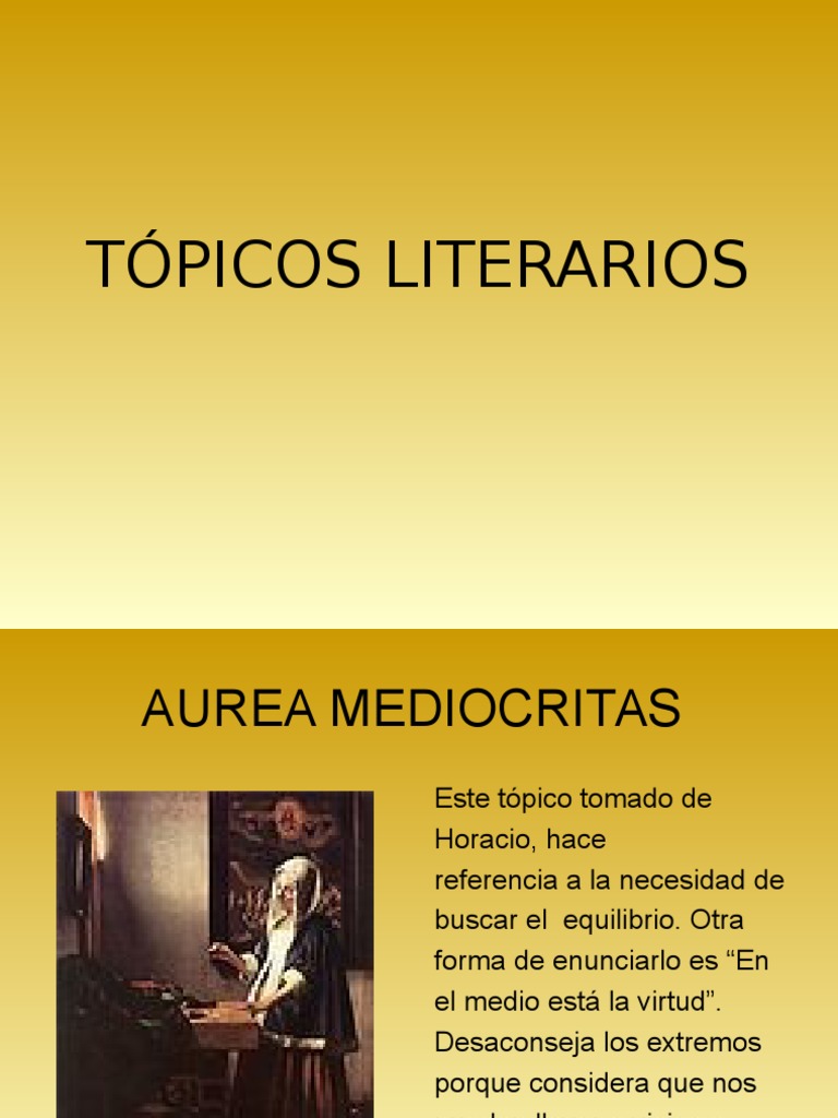Tópicos Literarios | PDF | Horacio | Poesía
