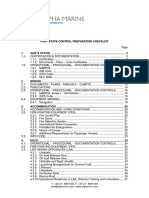 Port State Control Preparation Checklist