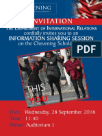 Chevening Poster 2016