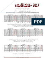 Calendarul Profesorului 2016-2017