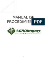 Manual de Procedimientos AGROimport