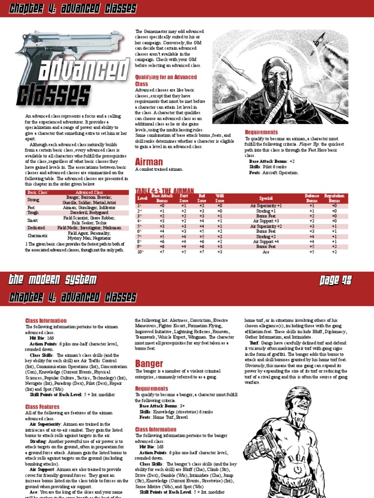 Advanced Modern d20 PDF | PDF | Military | Violence