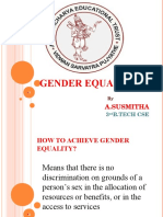 Gender Sensitisation