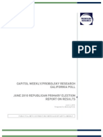 Capitol Weekly ProbolskyResearch CAPoll June Primary Election Report On Results