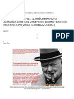 Winston Churchill Quería Empapar A Alemania Con Gas Venenoso (Como Hizo Con Irak en La Primera Guerra Mundial) - Qué Nos Ocultan
