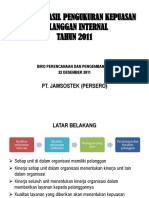 2011-Survei Kepuasan Pelanggan Internal