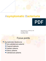 Asymptomatic Bacteriuria in Non-Catheterized Patients, Pregnant Women, Diabetics and Elderly