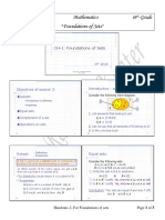 Handout-2 Foundations of Sets