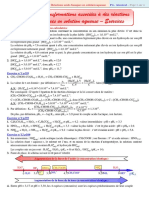 C5Chim - Reactions - Acidobasiques - Exercices - Bronsted-Lowry PDF