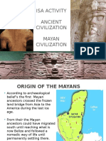 Isa Activity Ancient Civilization Mayan Civilization
