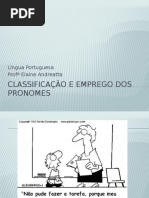 Classificação e Emprego Dos Pronomes