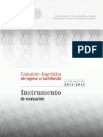 2. Instrumento Evaluación Diagnóstica 2014-2015