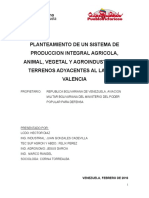 Planteamiento de Sistema de Produccion Industrial