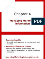 Ch 4 Managing Mkt Info