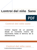 Control Del Niño Sano
