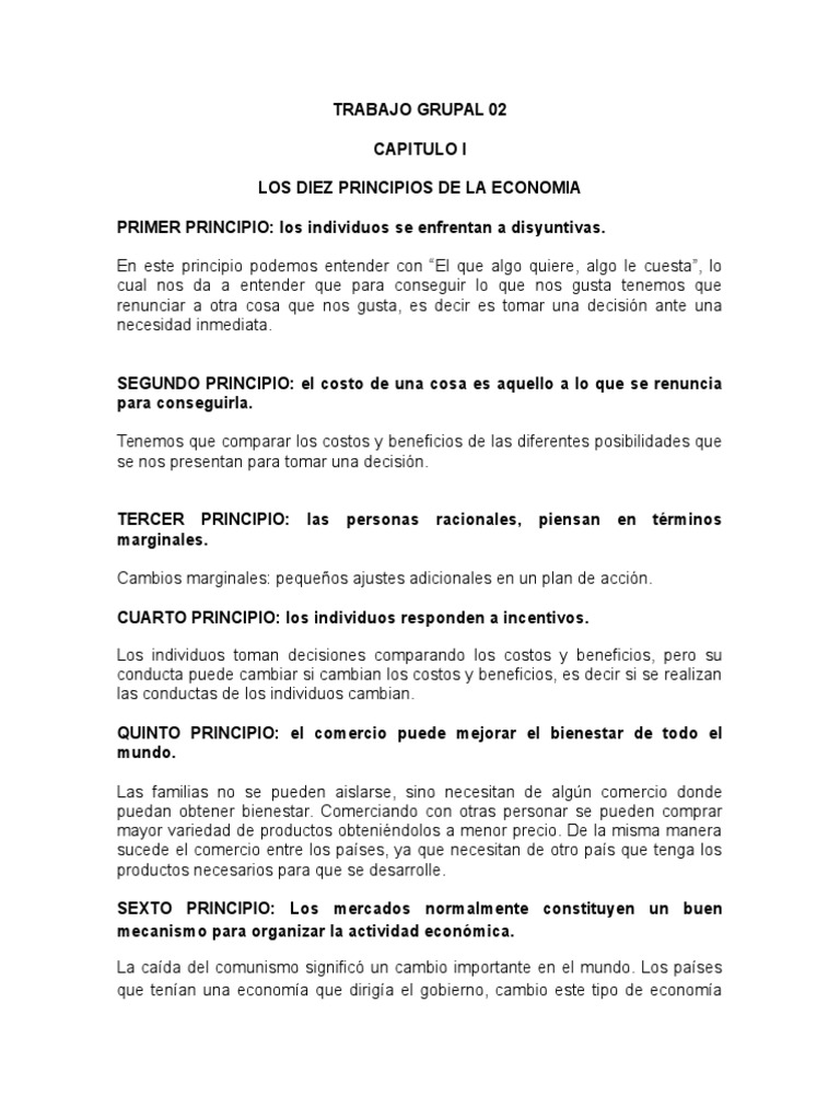 Ejr T 1 Eco | PDF | Inflación | Mercado (economía)