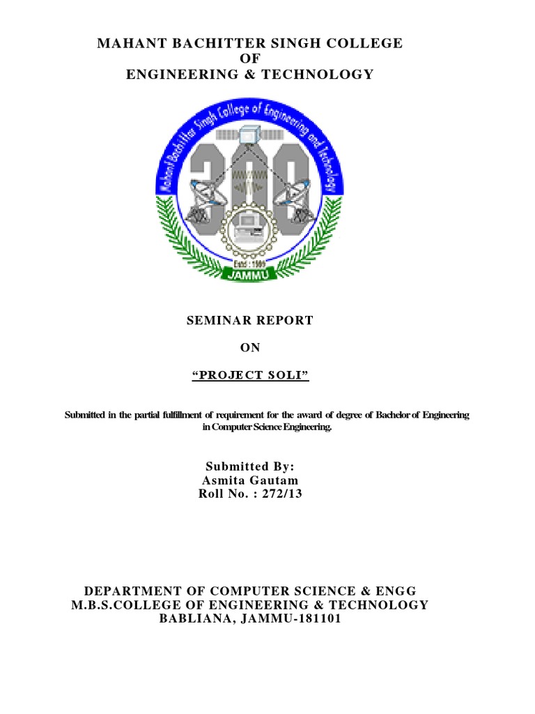Seminar Report PDF | PDF | Electronics | Entertainment (General)