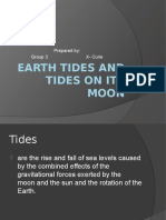 Earth Tides and Tides On Its Moon
