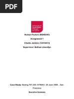 Aviation Human Factors - Swiss Cheese and Error Chain Model Analysis