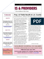 Payers & Providers - Issue of June 3, 2010