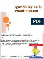 Segunda Ley de La Termodinamica