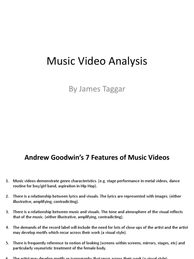 Catfish and The Bottlemen Rango Music Video Analysis PDF PDF