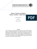 Markov Models and HIdden Markov Models