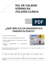 Control de Calidad Interno en Parasitología Clínica