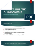 Budaya Politik Di Indonesia