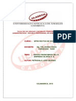 Ratios Financieros