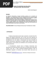 A Teoria Pós Moderna Das Relações Internacionais Uma Discussão