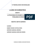 Nota Tecnica Programacion Dinamica