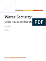 Water Security: Global, Regional and Local Challenges