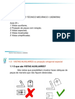 Vistas Auxiliares Desenho Técnico