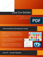 gbld520 - Assignment 1 - PPT - SDG Goal 5 - Gender Equality