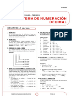 Sistema de Numeración Decimal