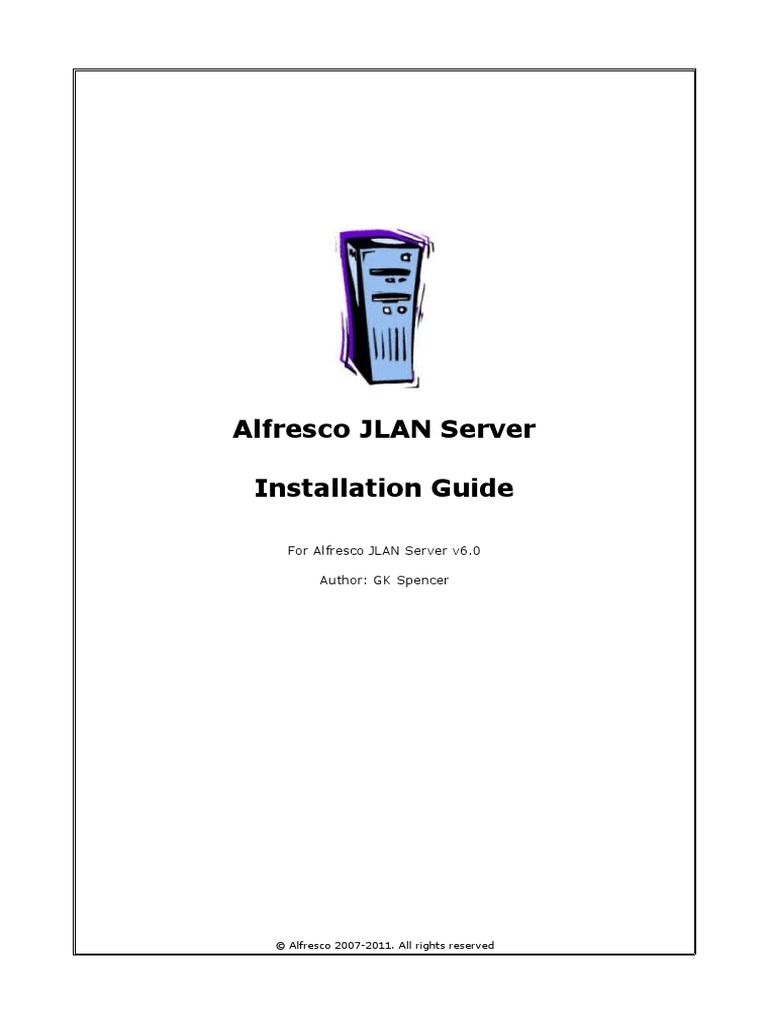 JLAN Server Installation Guide PDF File System Port