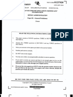 CSEC Jan 2016 - Office Administration - Paper 02 PDF