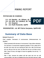 Morning Report Physician In Charge Patients Summary Lab Results