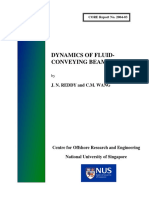 Dynamics of Fluid-Conveying Beams: J. N. Reddy and C.M. Wang