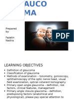 Glaucoma Presentation