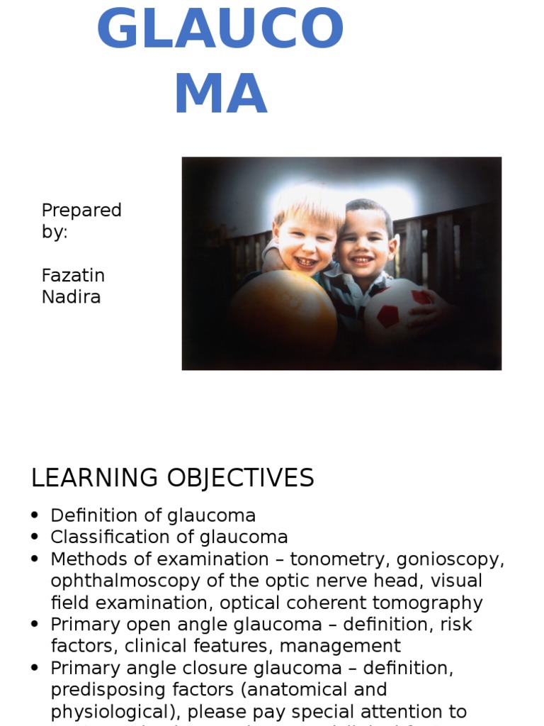 Glaucoma Overview and Management Guide | PDF | Glaucoma | Medicine