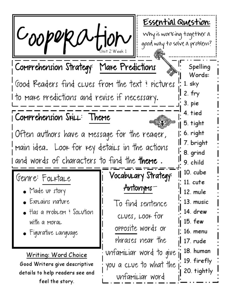 3 Rdgradeunit 2 Focuswallpostersmcgrawhillwonders | PDF | Rhyme ...
