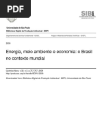 Art VICHI Energia Meio Ambiente e Economia o Brasil 2009