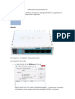 Configuraciones Mikrotik