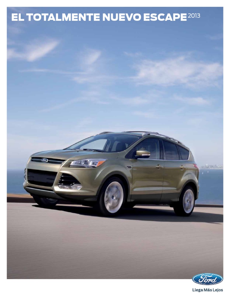 2013 FORD ESCAPE OWNERS MANUAL PDF visual data 3