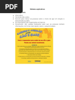 Folhetos Explicativos - Caderno de Produção